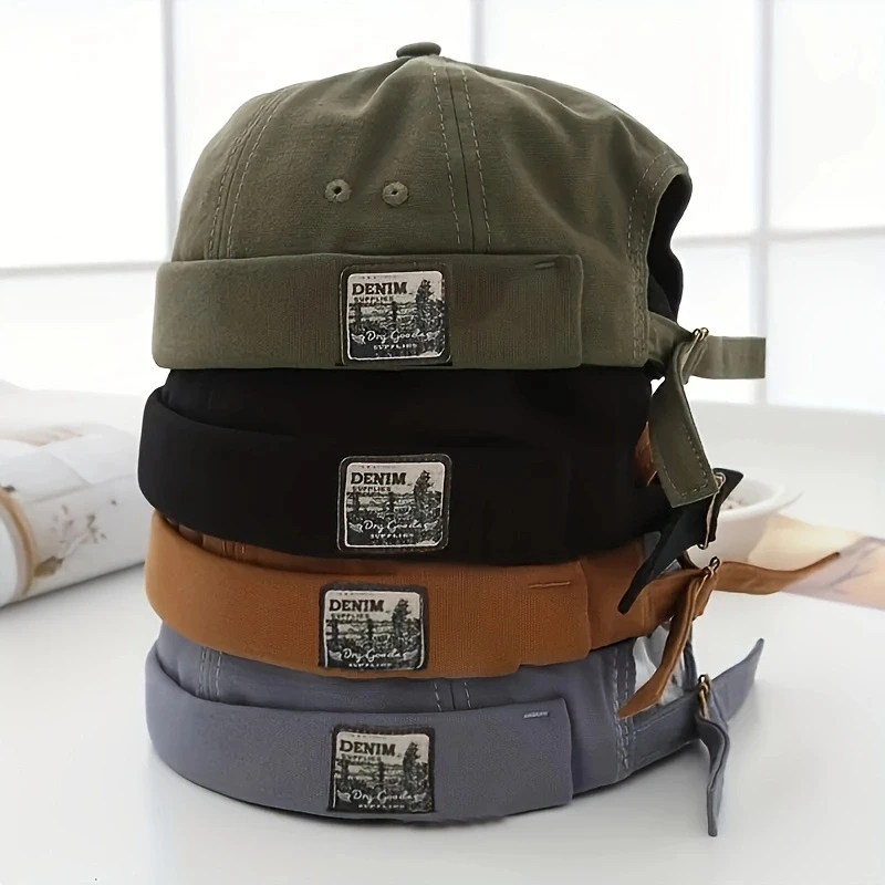 Men's and women's general hats Y2K cloth label landlords hat outdoorcoldcasual winter warm cold hat suitable for daily commuting