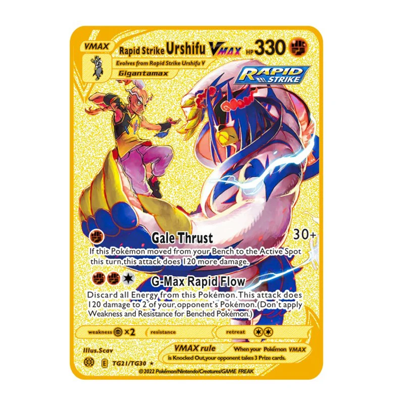 Carte Pokémon Charizard Vmax Shiny en métal doré - Fan Made Card -  Cdiscount Jeux - Jouets