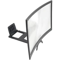 12" Foldable 3D Screen Magnifier Ultra-Clear HD Curved Lens for Smartphones with Portrait/Landscape Viewing Phone Accessories 1