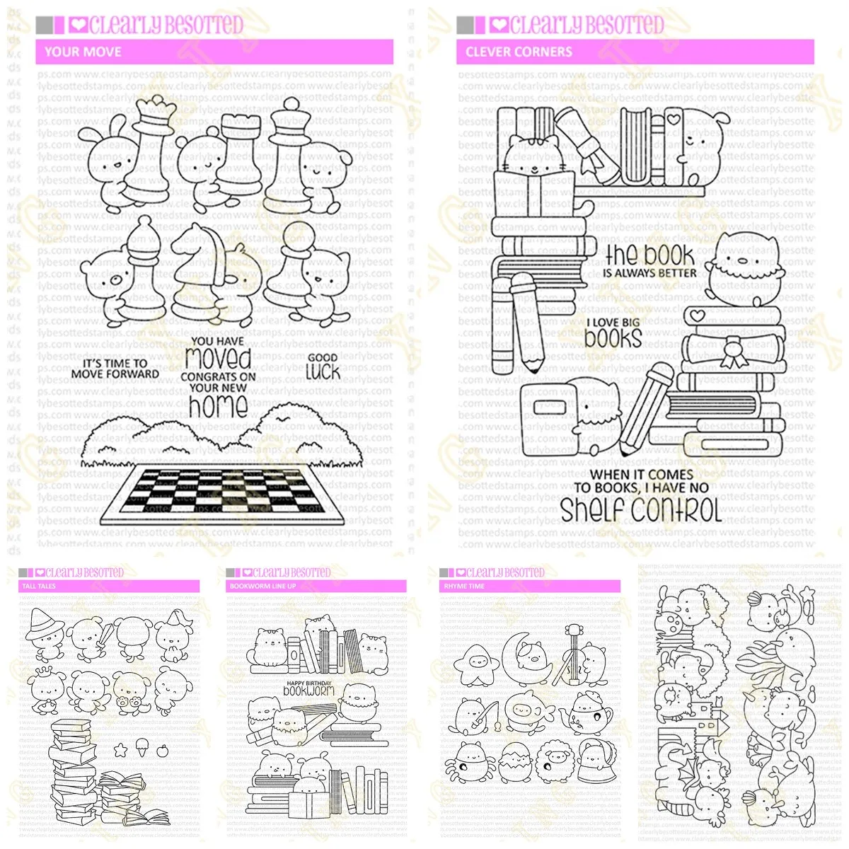 

Bookworm Line up Clever Corners Metal Cutting Dies and Stamps DIY Scrapbooking Card Stencil Paper Cards Handmade Album Stamps