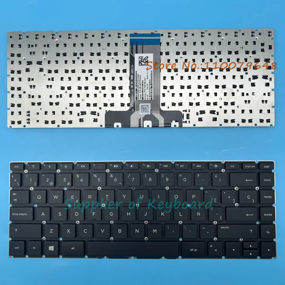 Premium Tri-Language Keyboard for HP - Color Options Available