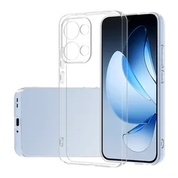 Transparent Shockproof Antiskid Phone Case - Soft Protective Coque Cover for OPPO Reno13Pro (Clear)