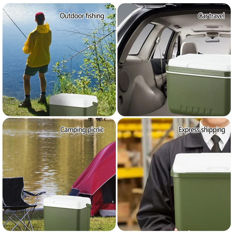 Portable Thermal Cooler Bag Picnic Food Beverage Drink Fresh Keeping Organizer Insulated Lunch Box Zipper Tote Accessories Case