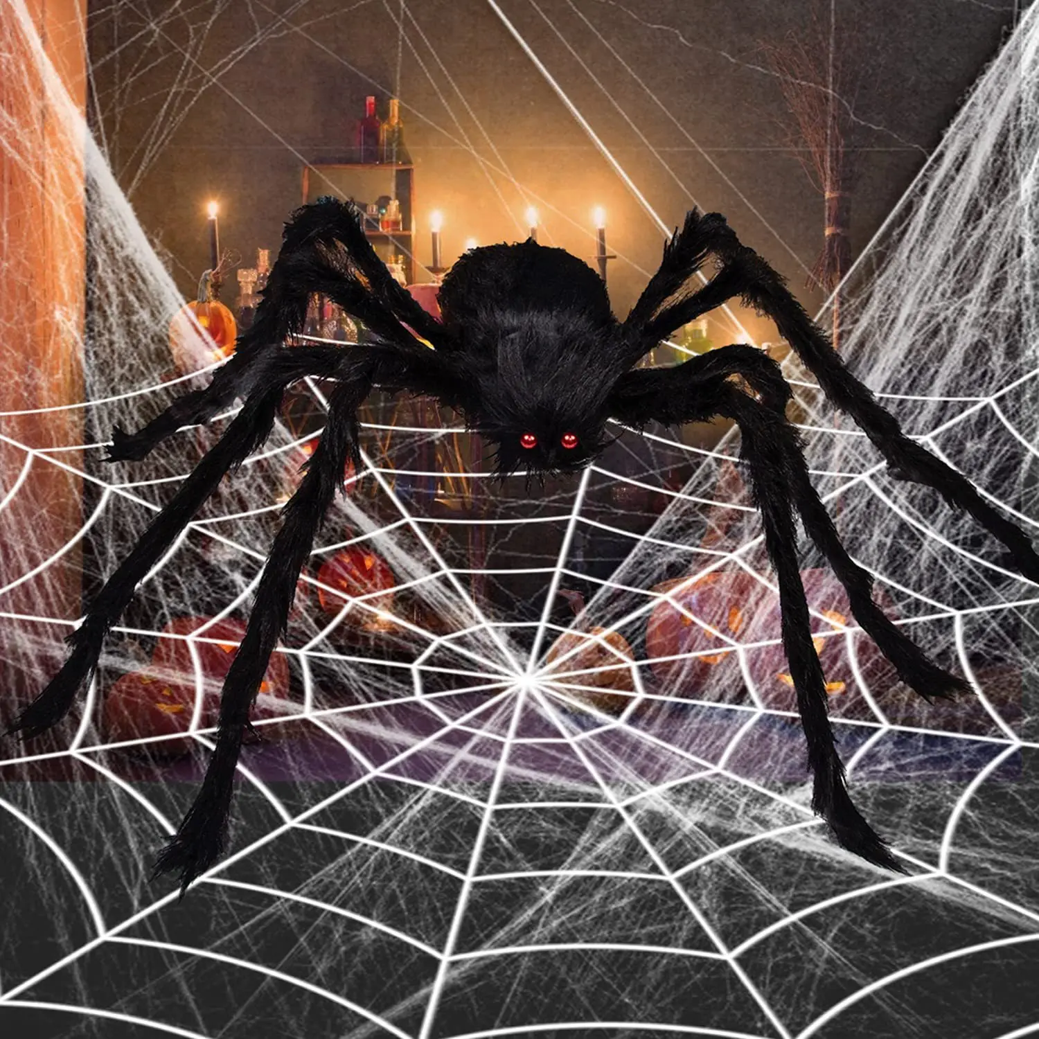 Newthinking Araña Gigante De Felpa Para Exteriores, Traje De Decoración 