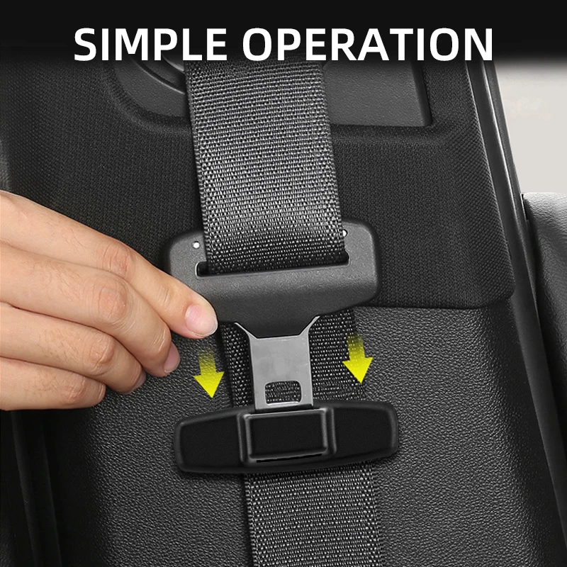 PlasticStrongCarSafetyBeltClipsSlipResistantSeatBeltBuckleClampFixingClipFor