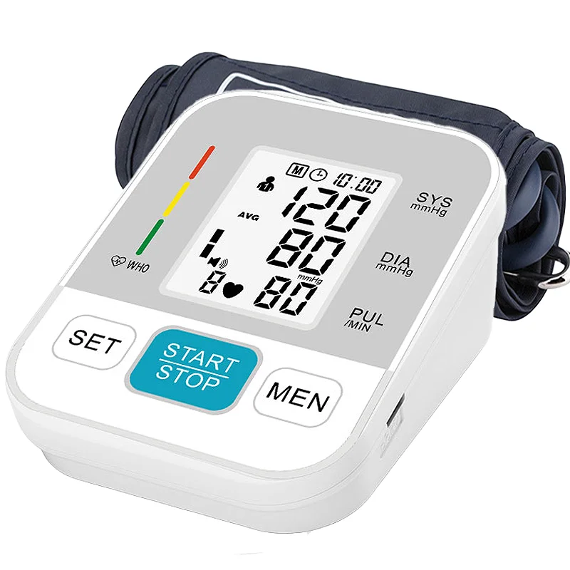 Blood Pressure Monitor Medical Automatic Arm Blood Pressure Monitor Heart Beat Rate Pulse Meter Tonometer Sphygmomanometers digital tensiometers