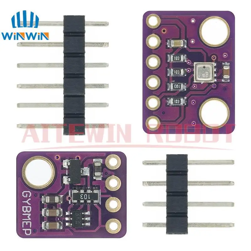 Sensor Module Arduino Sensor Module BME280 3.3V 5V Digital Sensor Temperature Humidity Barometric Pressure Sensor Module I2C SPI 1.8-5V BME280 sensor module