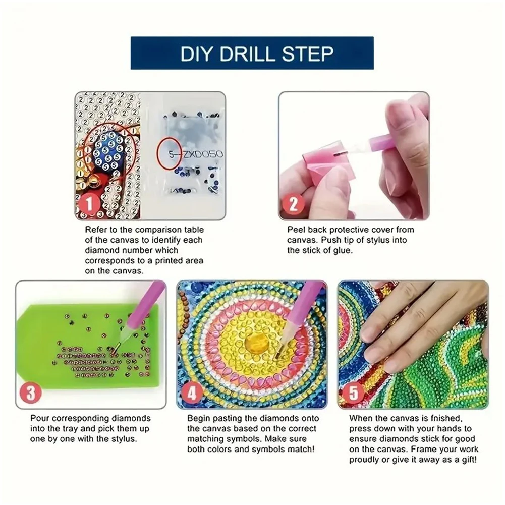 Diamond Painting Storage Box Large Capacity Ring Organizer Case DIY Diamond Painting Kit DIY 5D Diamond Painting Jewelry Box