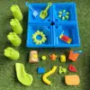 Kids Sand Water Table Sandbox Table,Toy Accessories,Bath Toy Playset,Water Table Activity Sensory Table for Age 3-5 Boys 5