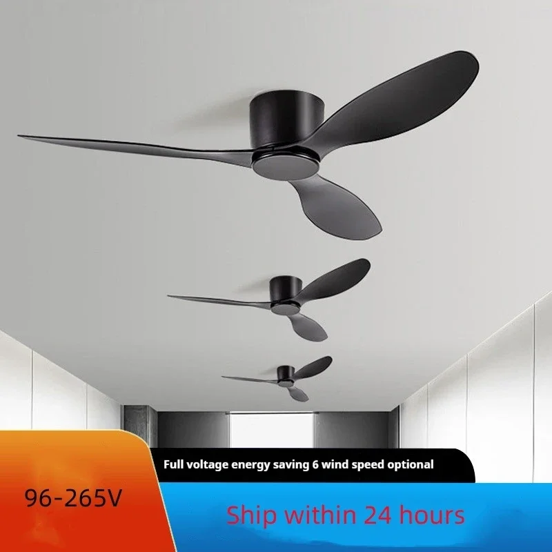 Ceiling Fan Modern Led Ceiling Fan with Light 42 /52 Inch DC Motor 6 Speeds Electric Fan Remote Control
