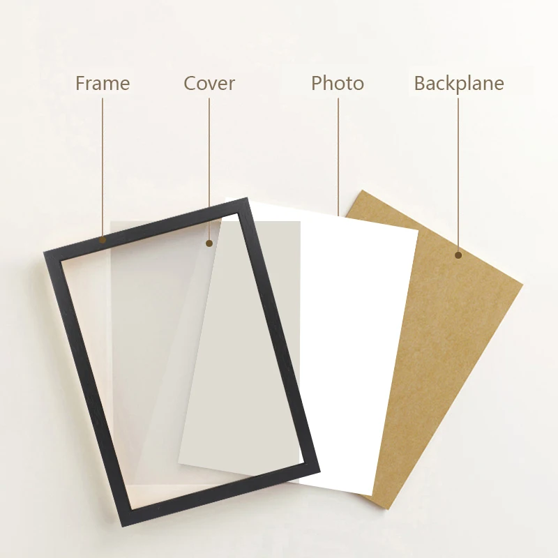 Elegant Wall & Desktop Photo Frame - Multi-Size Display