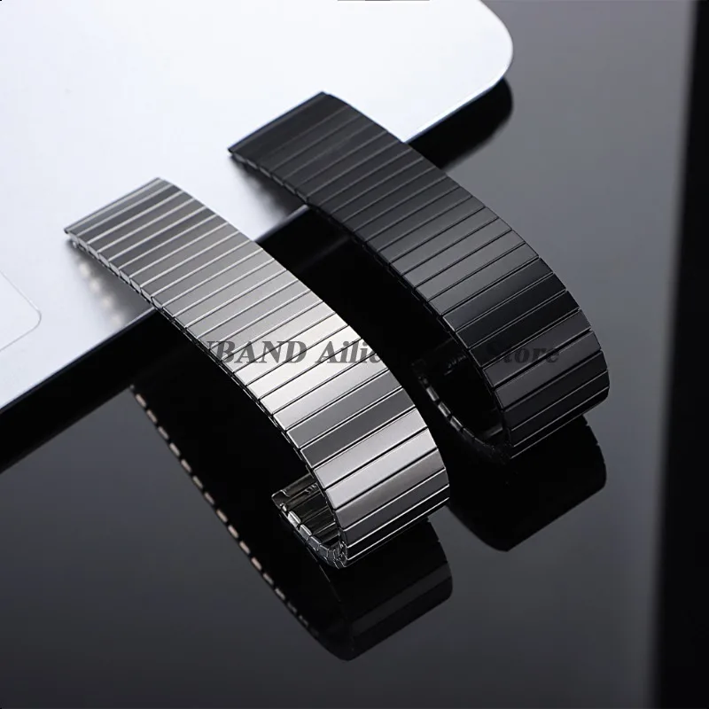 Elastic Metal Watch Band Expansion Bracelet - Stretchable Stainless Steel Strap