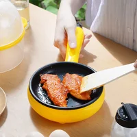 Mini Electric Frying Pan Non-Stick Omelette Dorm Pancake Plug-In Fried Egg Ham Steak Flat Cooker For Breakfast Fast Food 1