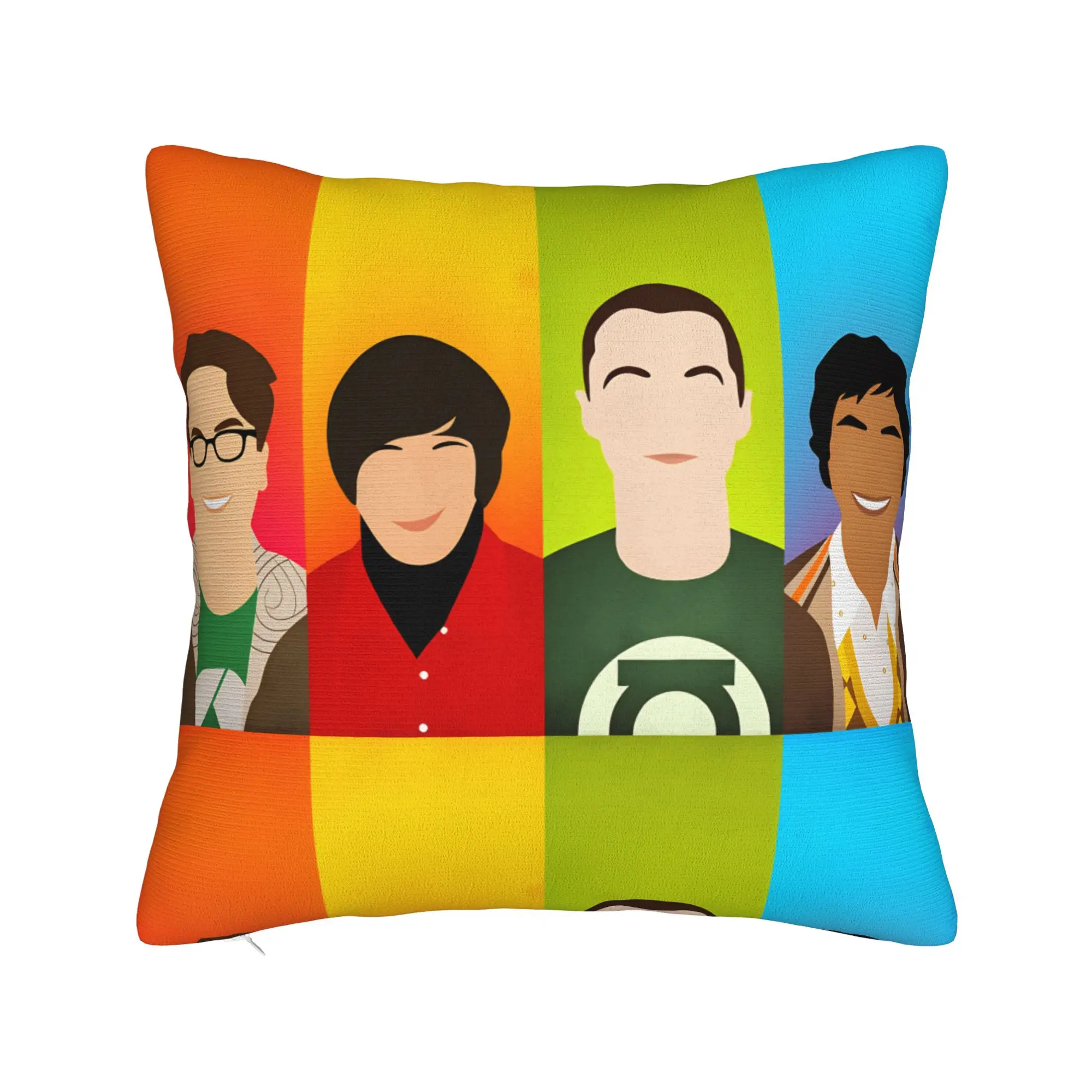 Funny TV Show-Inspired Pillowcase - Soft and Kawaii Decor for Couch, Sofa, or Bedroom