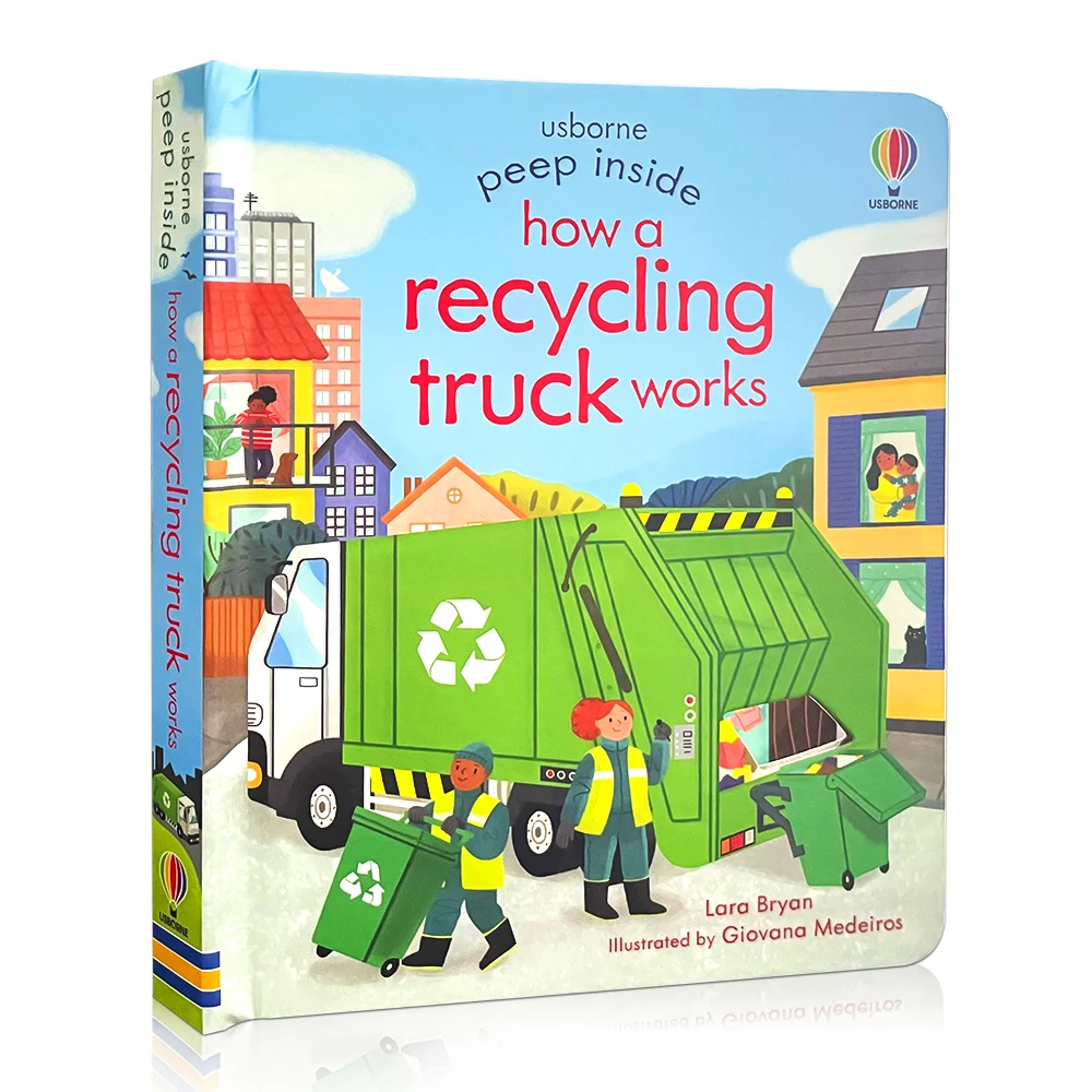 Peep Inside Usborne Book English Educational Picture Books for Kids Children Fairy Tale Learning Toys Montessori Materials Gifts 4