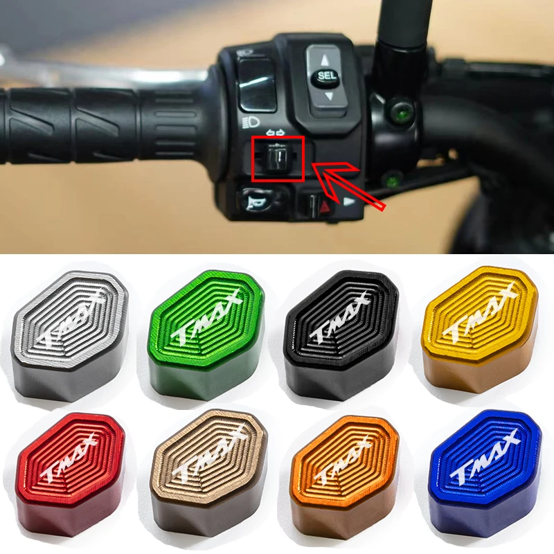 

For Yamaha T-Max TMAX 560 530 500 TMax530 SX DX TECH MAX TMAX560 TMAX530 motorcycle turn signal switch button keycap accessories