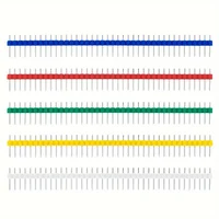 30PCS 40 Pin Breakable Pin Header 2.54mm Single Row Male Header Connector Kit PCB Pin Strip For Arduino - Image 2