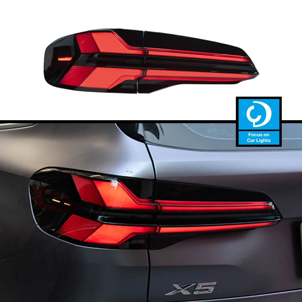 

Автомобильные фары для BMW X5 G05 2019-2023 фотолампы авто задние фары в сборе обновление 2023 новый стиль дизайн динамическая лампа аксессуары