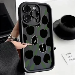Black Tulip Love Heart Phone Chain Case with Bracelet Cover and Soft Shell for NORD CE 5G (S15690)