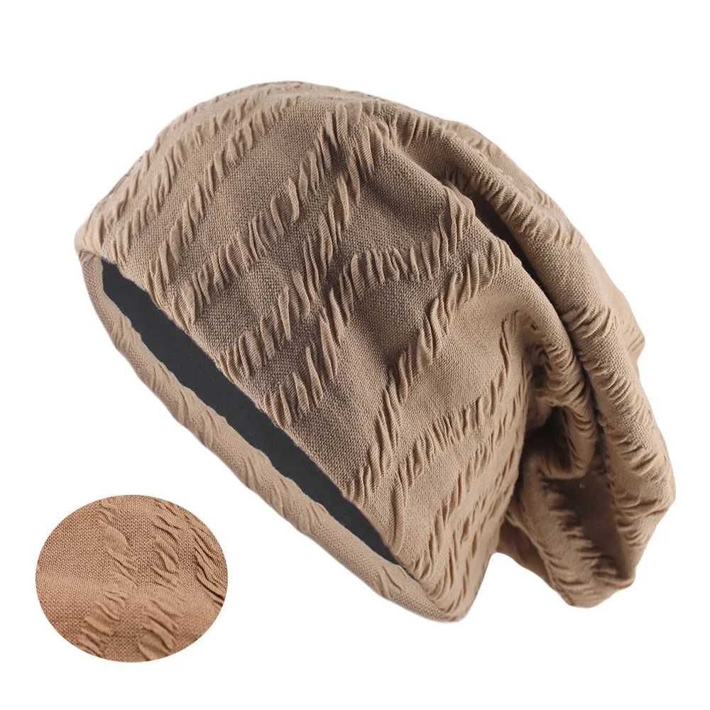 Neue Frühling Herbst Warme Frauen Mützen Skullies Casual Stricken Outdoor Weiche Schönheit Hut Erwachsene Dame Gestreiften Weiblichen Gorras Knochen Verkauf – Detail 5