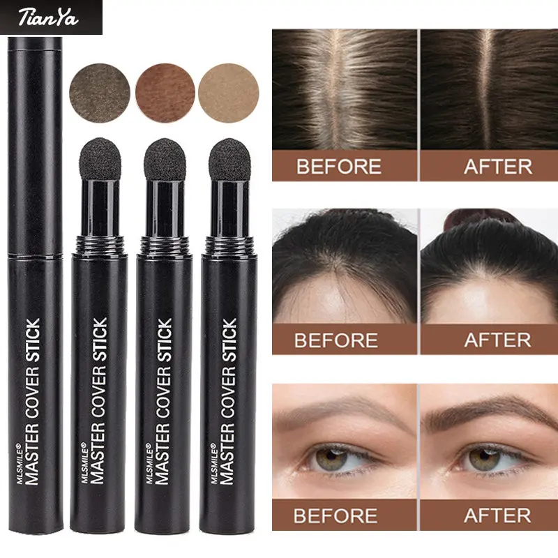 

Hairline Concealer Pen Controls Root Edge Blackening Instantly To Cover Graying Hair Natural Hair Concealer Stick Spot