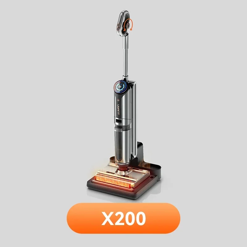 UWANT X200 Double Roller Brush Hot Water Floor Washer Welt Washing Drag Suction Drying Household Appliances 3