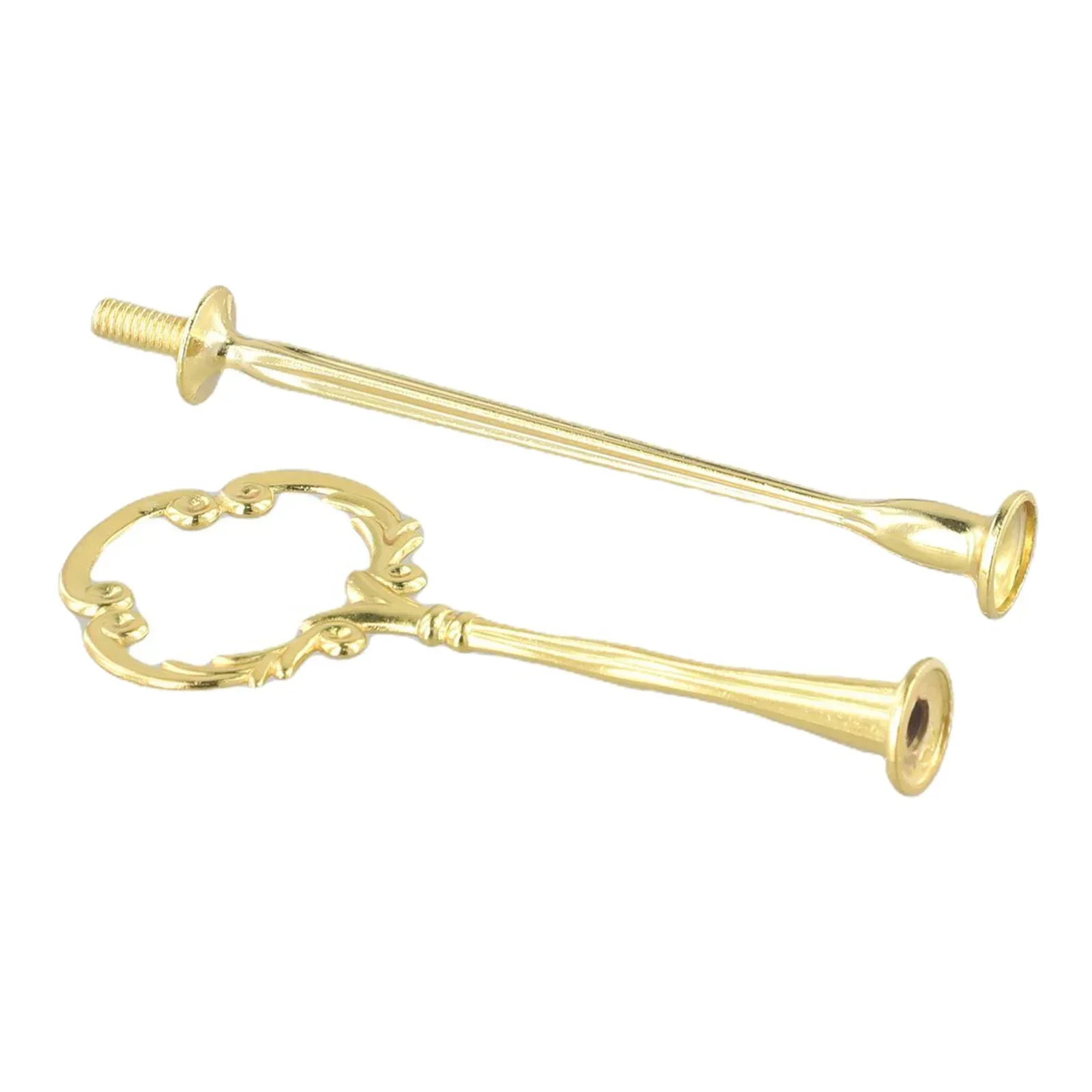 2/3 Tier Cake Plate Stand Handle Cake Stand Hardware Holder For Wedding Party Making Resin Cupcake Dessert Platter Serving