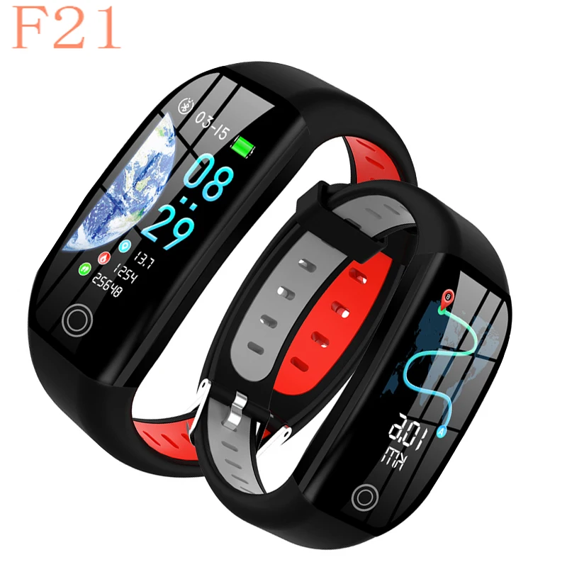 

Original F21 intelligent bracelets bracelets GPS tracker wristbands sphygmomanometer sleep tracker pedometer bluetooth watch spo