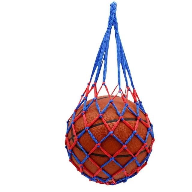 1P Ball Net Bag Basketball Tote Bag Youth Football Net Outdoor Sports Nylon Mesh Storage Ball Type Thickened Net Bag Ball Calcio 6