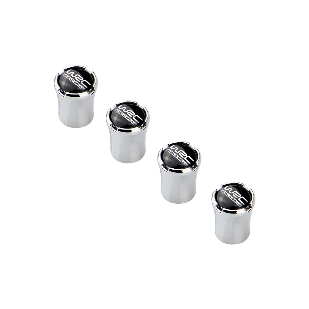Wrc Racing Logo Car Wheel Tire Valve Caps Per Peugeot 206 205 Volkswagen Polo R Citroen Ds3 C4 Xsara Ford Focus Toyota Corolla