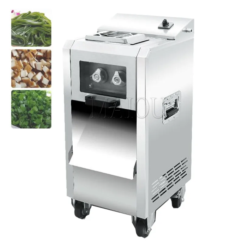 

220KG/H Automatic Meat Slicer Commercial Multifunctional Fresh Meat Dicing Machine Household Lamb Roll Slicer 220V