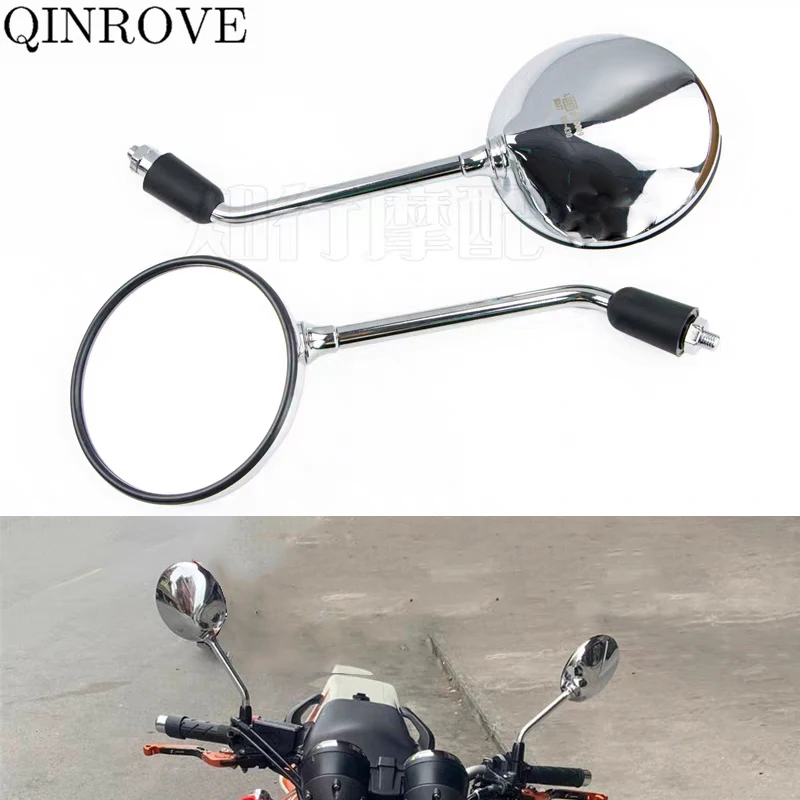 

8 10MM Motorcycle Rearview Mirror ABS Universal Mirror For Ducati Monster 600 696 937 Scrambler 800 748 KTM Duke 250 690 790 990