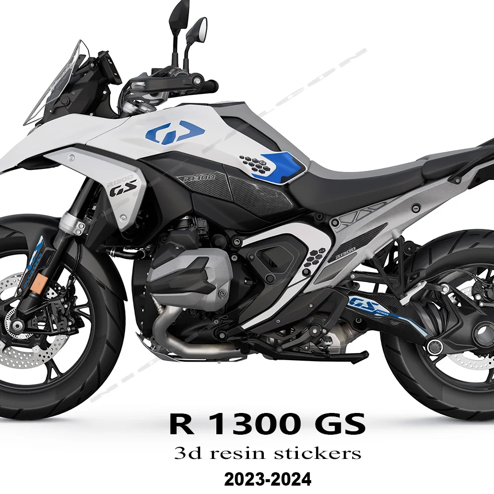 Motorcycle Stickers Gas Tank Protector Sticker Resin Tank Protector Motorcycle Tank Sticker Tank Grip Traction Pad Motorcycle Accessories R 1300 GS 3D Motorcycle Resin Epoxy Sticker Protection Kit Tank Pad Anti Scratch Decal Non-slip for BMW GS1300 R1300GS