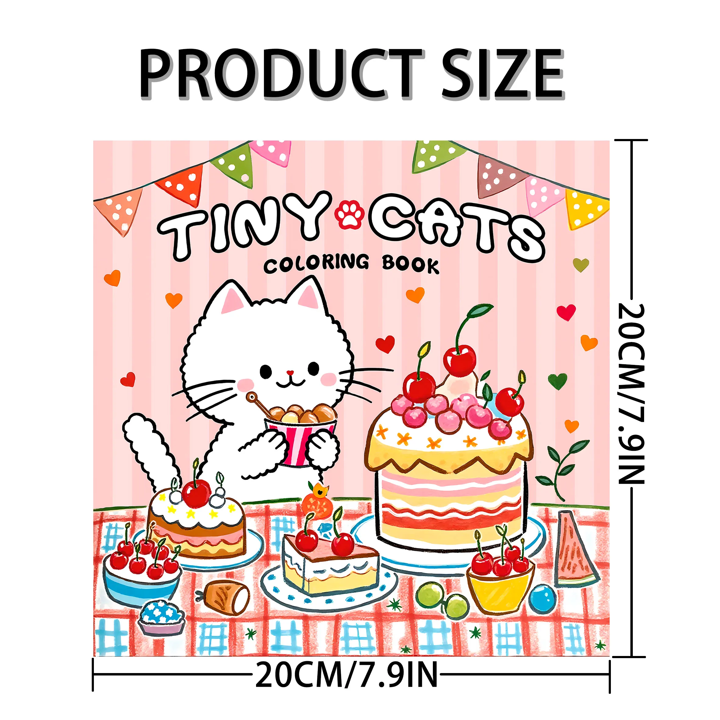 Adult Coloring Book: Adorable Colorful Kittens - Perfect for Birthday Parties, Festive Activities & Creative Relaxation 2
