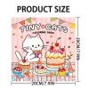 Adult Coloring Book: Adorable Colorful Kittens - Perfect for Birthday Parties, Festive Activities & Creative Relaxation 2