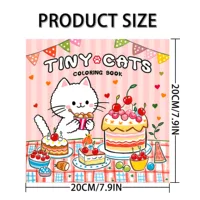 Adult Coloring Book: Adorable Colorful Kittens - Perfect for Birthday Parties, Festive Activities & Creative Relaxation 2