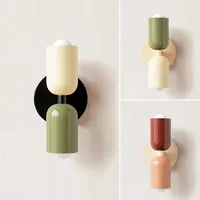 Colorful Bedside Wall Lamp Nordic Living Room Corridor Wall Light Children's Room Macaron Home Interior Decoration Lamp 1