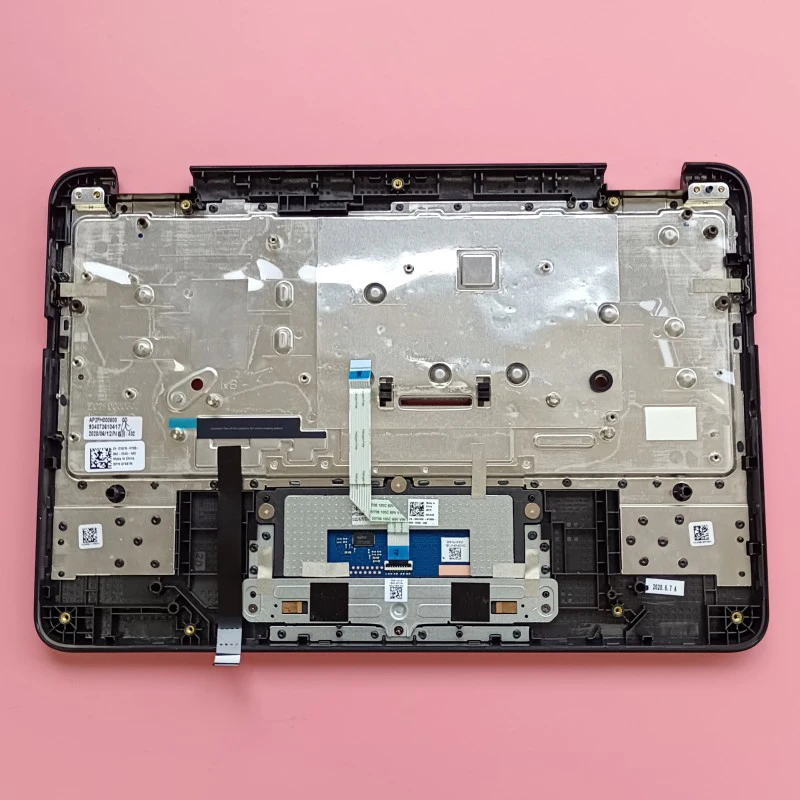 For DELL Chromebook 11 3100 Non touch style Laptop palm rest shell upper cover keyboard touchpad 0TK87M