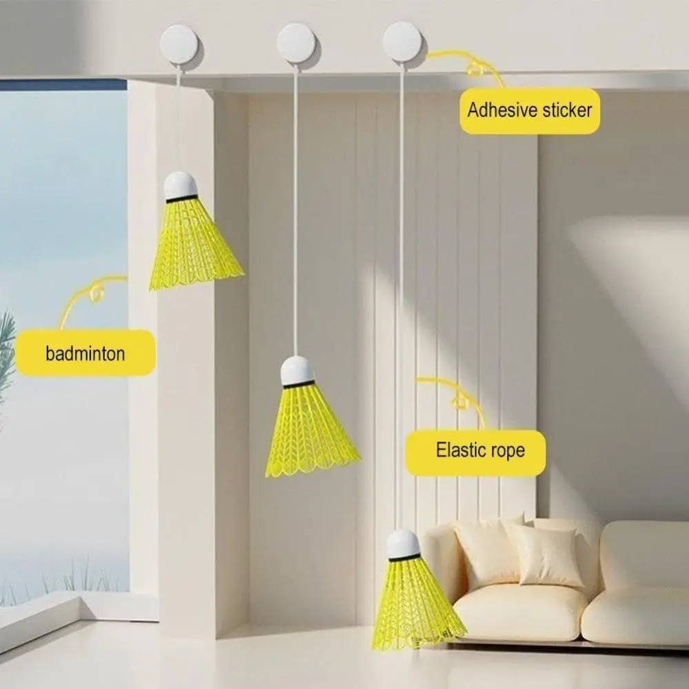 

Набор для бадминтона эластичный, легкий нейлоновый инструмент для бадминтона, светящиеся мячи для бадминтона