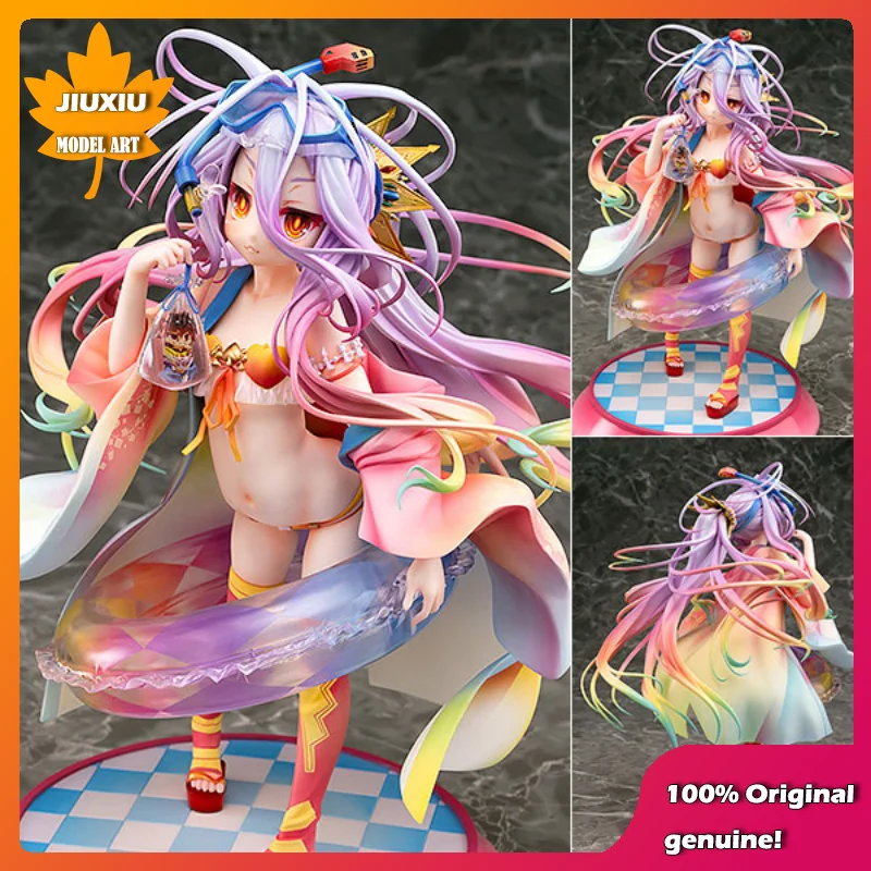 

Phat! Original:NO GAME NO LIFE Shiro Summer swimwear 19cm PVC Action Figure Anime Figure Model Toys Figure Collection Doll Gift