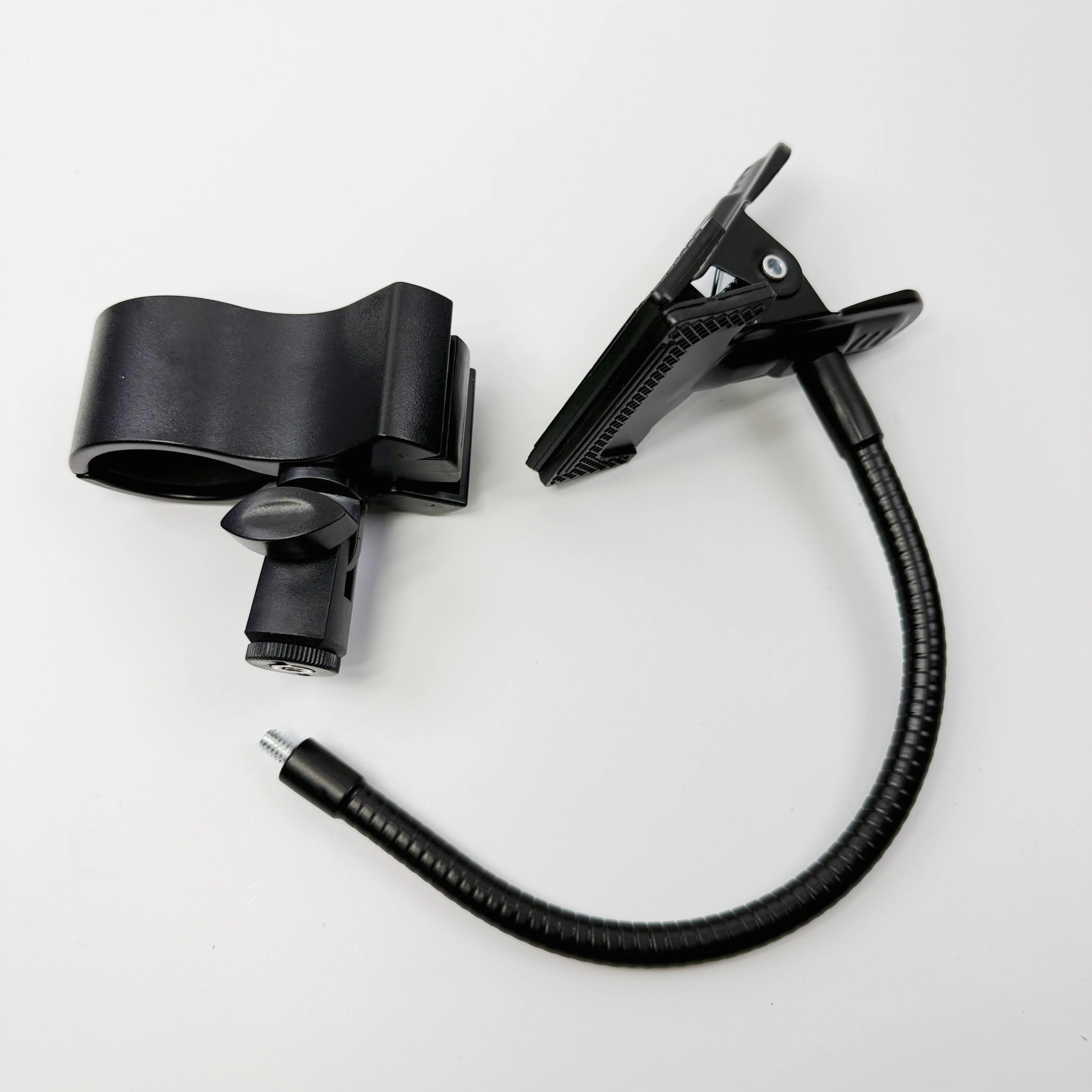 조절 가능한 금속 마이크 홀더: 데스크탑용 유연한 구즈넥이 있는 클램프형 데스크 마이크 마운트