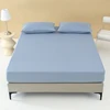 1pc Fitted Sheet - Machine Washable, Non-Printed, Woven,  Up to 11.42inch Pocket Depth ( without Pillowcase Included) 2
