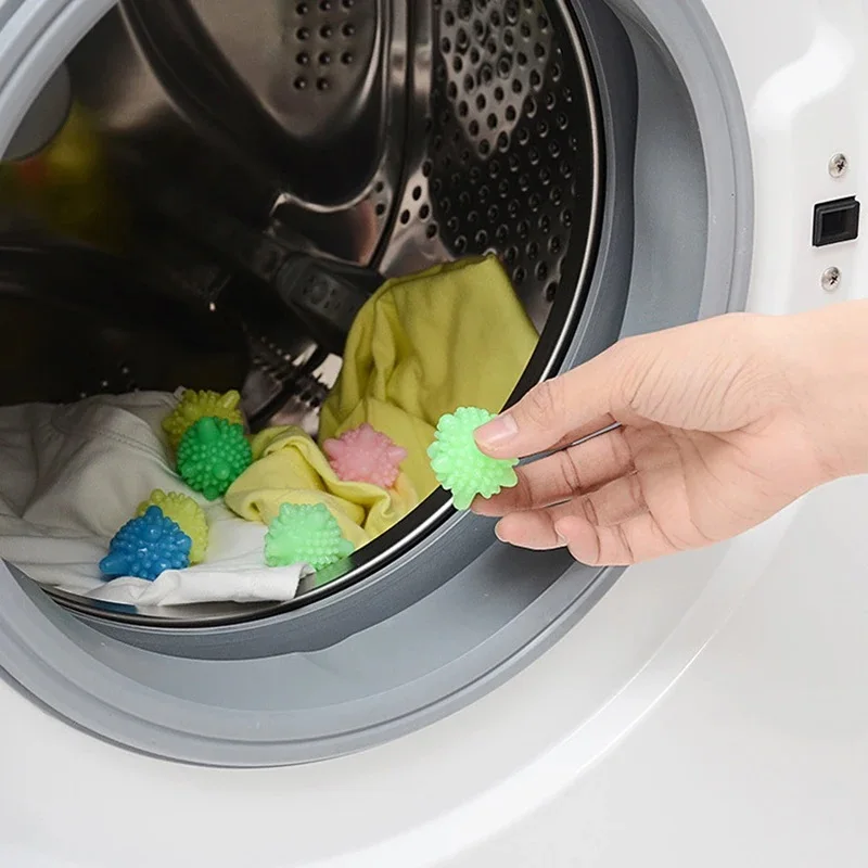 5/10/20pcs Reusable Solid PVC Anti-Winding Laundry Ball Magic Decontamination Washing Machine Cleaner Balls Household Supplies
