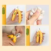 Professional Pet Nail Clippers for Dogs & Cats – Stainless Steel Safety Guard with Comfort Grip Handle 3