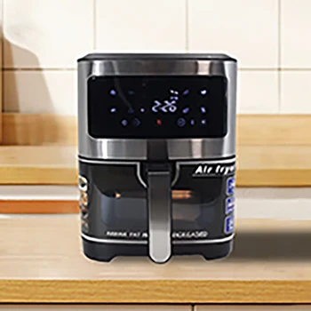 1400W Smart Air Fryer Oven 6L Large Capacity 360 Degree Hot Circulation Transparent 1