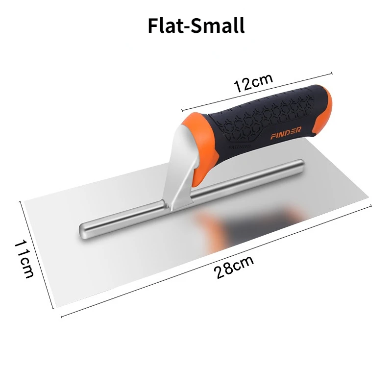 High Carbon Steel Plastering Trowel Concrete Skimming Ceramic Tile Serrated Trowel Construction Bricklaying Tool