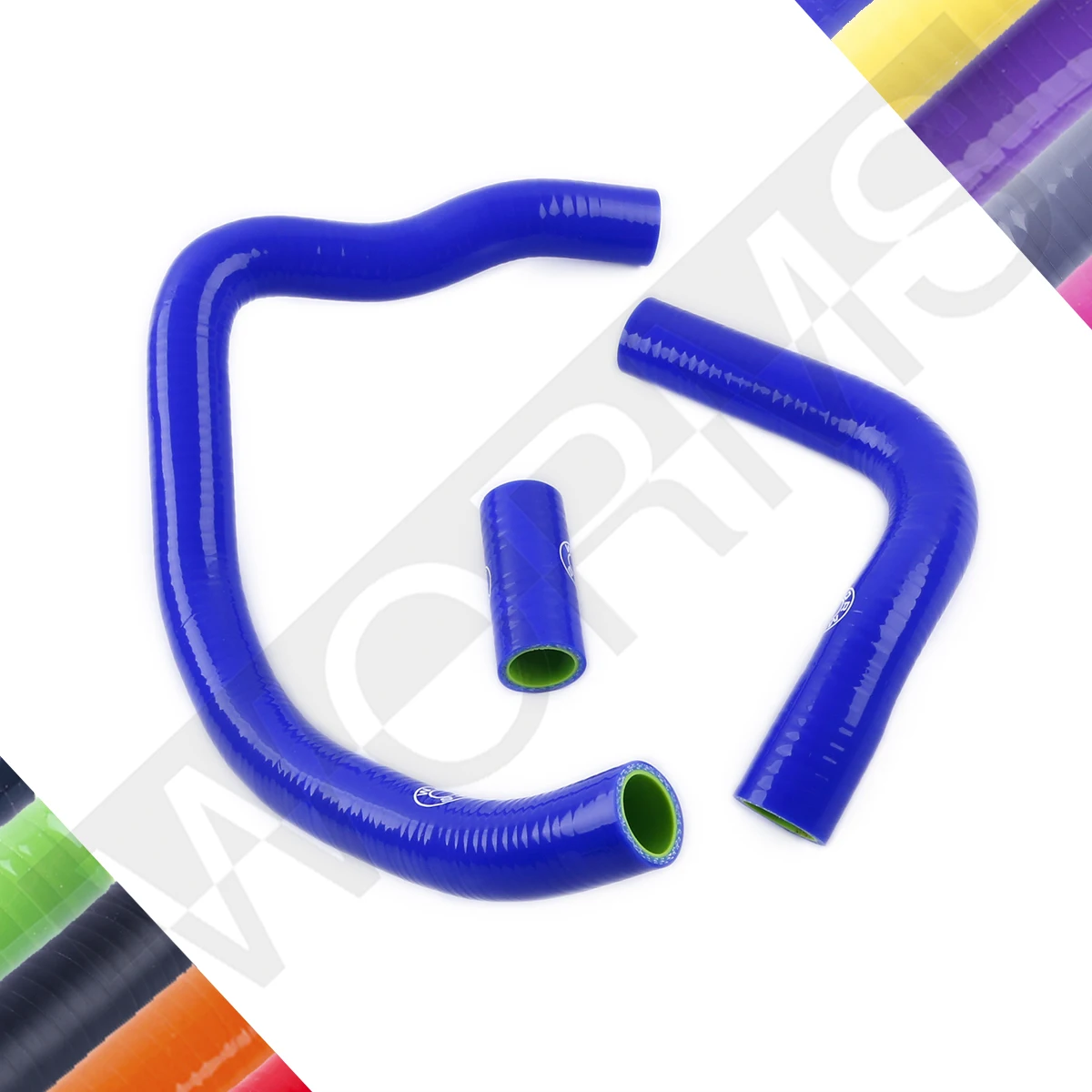 

For 2004-2007 Kawasaki Ninja ZX10R ZX1000 Silicone Radiator Coolant Hose Pipe Kit