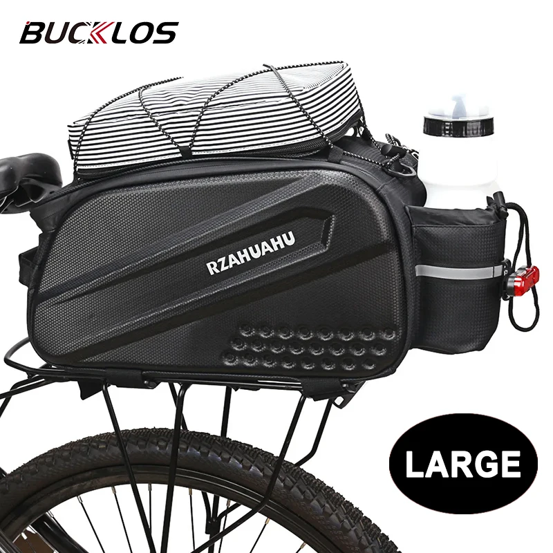 Large Bicycle Saddle Bag Big Capacity Bicycle Carrier Bag Bike Tail Rear Bags Waterproof Cycling Trunk Luggage Shoulder Handbag