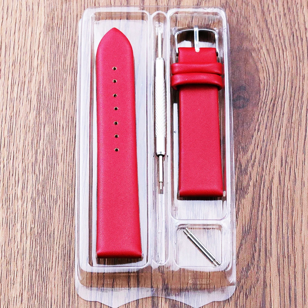 Premium Genuine Leather Watch Strap - Various Sizes Available - Wholesale Packaging Included