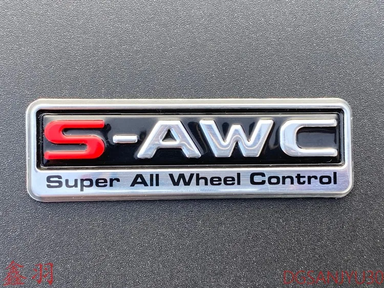 DECAL,S-AWC 슈퍼 올 휠 컨트롤, SAWC 마크, A9911SLC02, 80x25mm